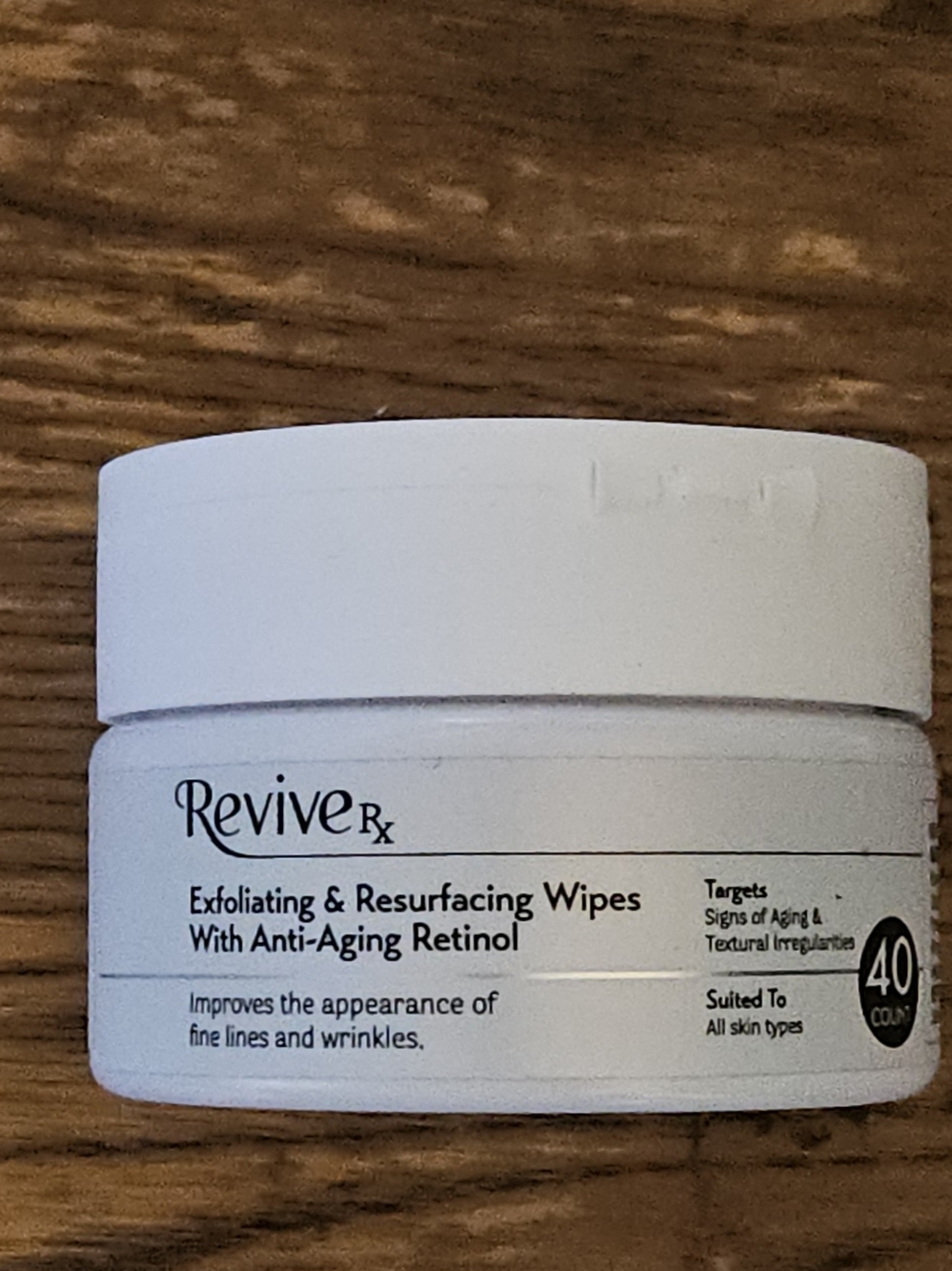 Revive RX Exfoliating & Resurfacing Wipes With Anti-Aging Retinol BNIB - Picture 3 of 6